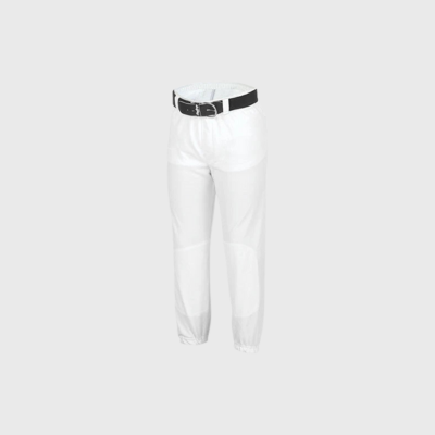 Pantalon Baseball Homme Rawlings Rayures Grises - Taille L - Entr'entrejambe 28'' - Fabriqué Mexique