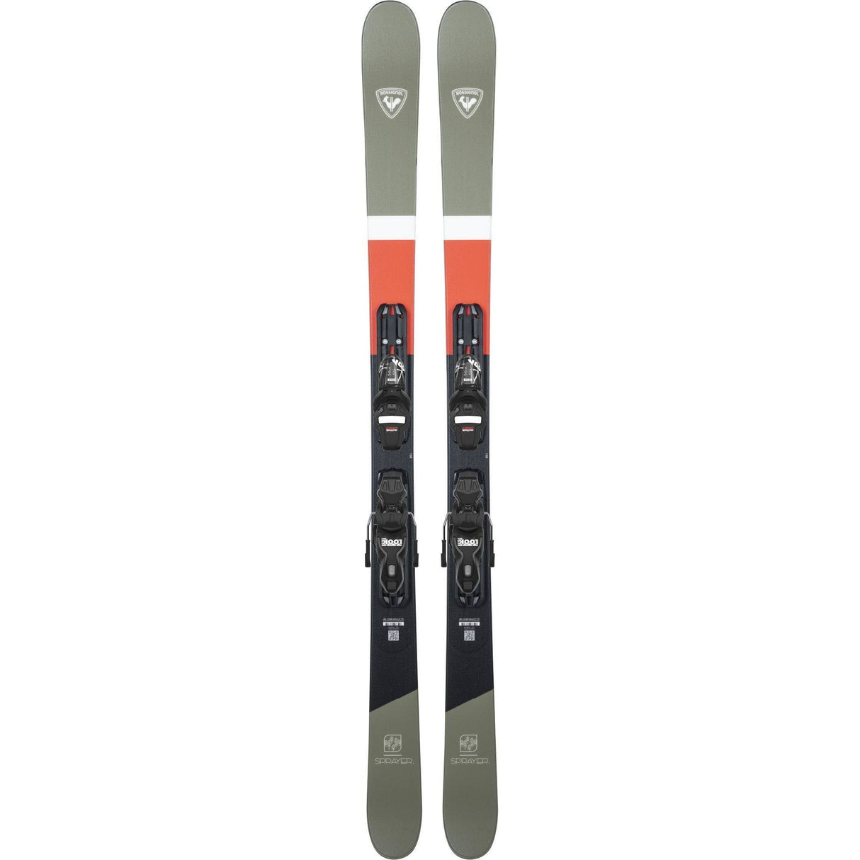 Rossignol Twin Tips Sprayer and XP10 Ski Junior Freeski Bindings 2025