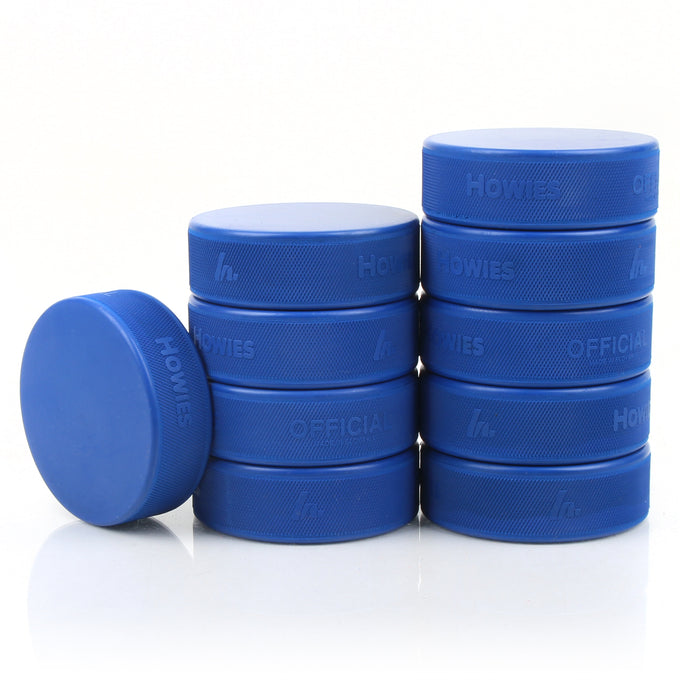 Howies 4oz Blue Lightweight Hockey Pucks for Beginners and Apprentices