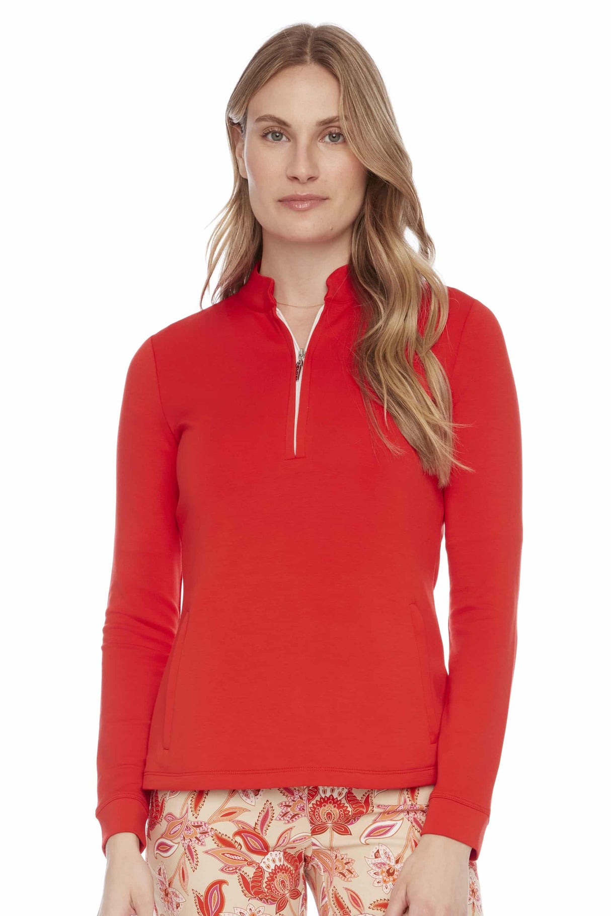 SWING CONTROL LONG SLEEVE POLO SHIRT