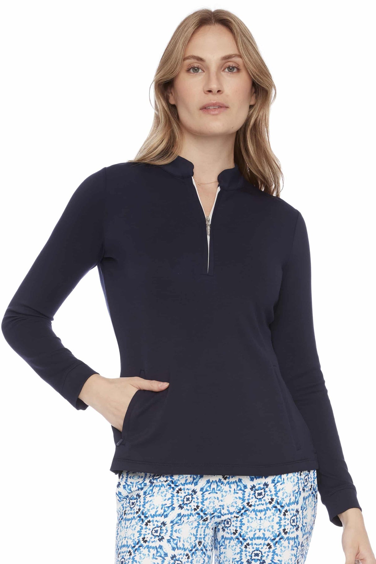 SWING CONTROL LONG SLEEVE POLO SHIRT