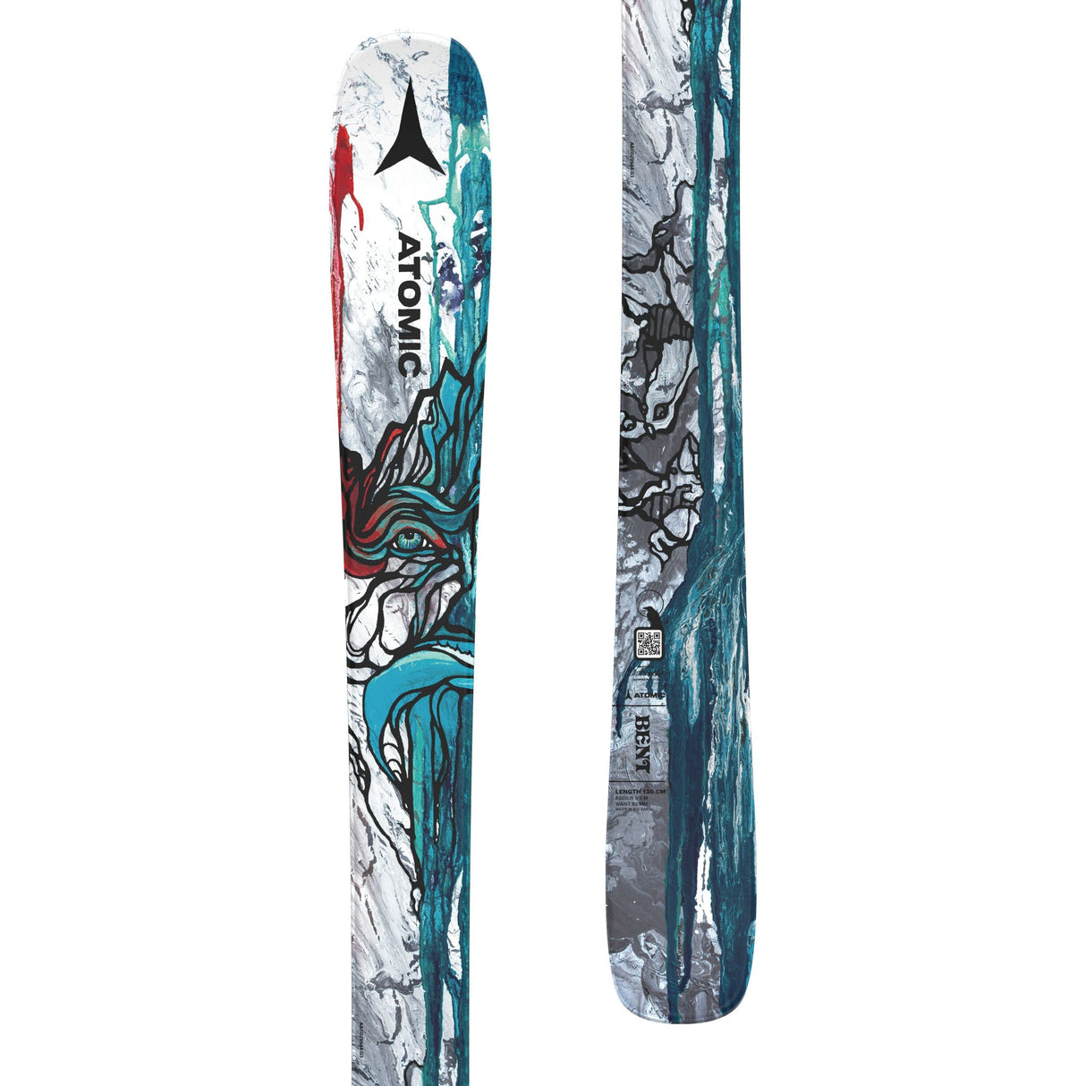 Atomic Bent Junior 140 150 Avec Fixations Colt 7 GW Ski Enfant Stable Et Maniable