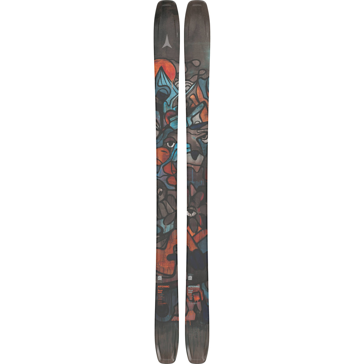 Atomic Bent 100 Flat Ski 2026 Versatile Freeride and Park Comfort