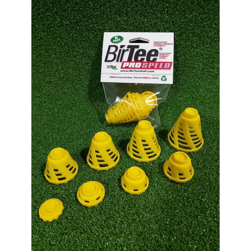 BirTee Pro Speed Pack 8 Tees Golf Various Sizes For Training