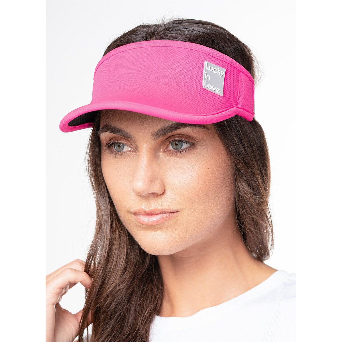 VISIERE LUCKY IN LOVE LOGO STRETCH VISOR