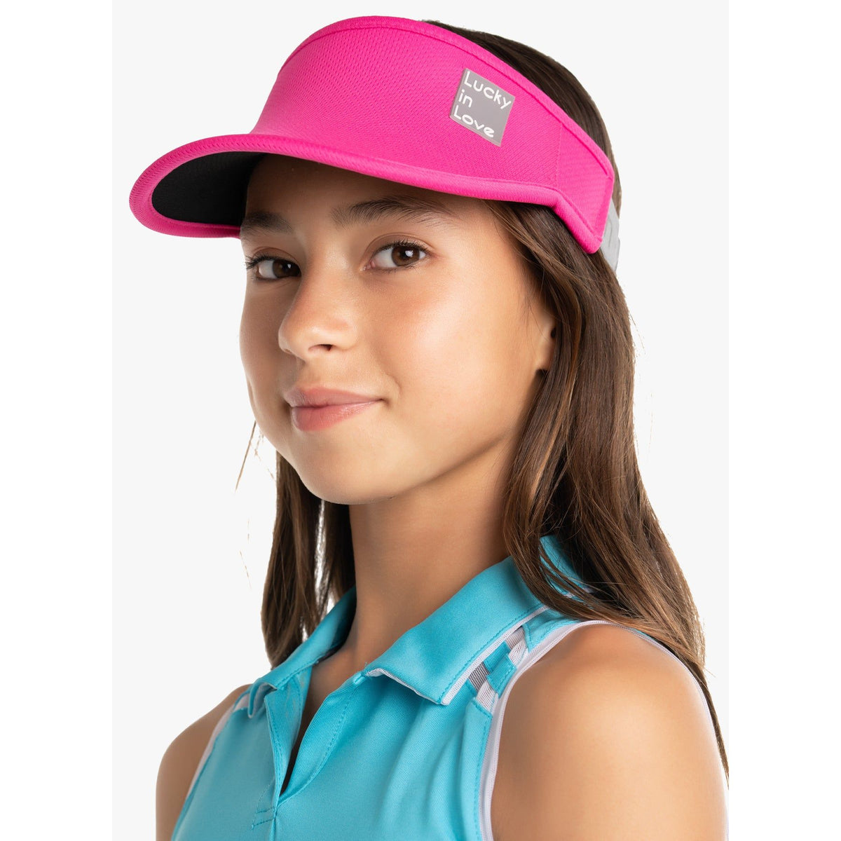 VISIERE LUCKY IN LOVE LOGO STRETCH VISOR