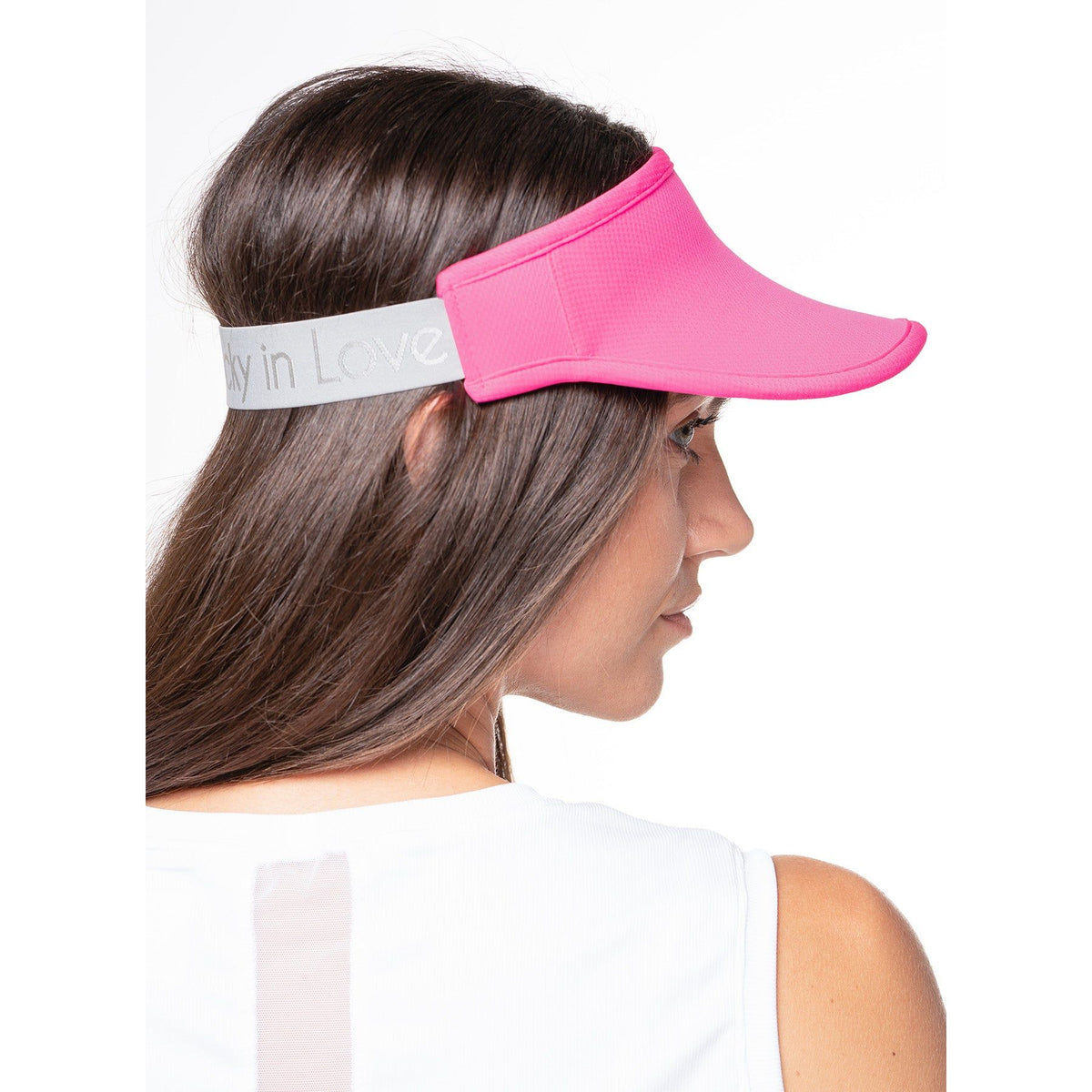 VISIERE LUCKY IN LOVE LOGO STRETCH VISOR