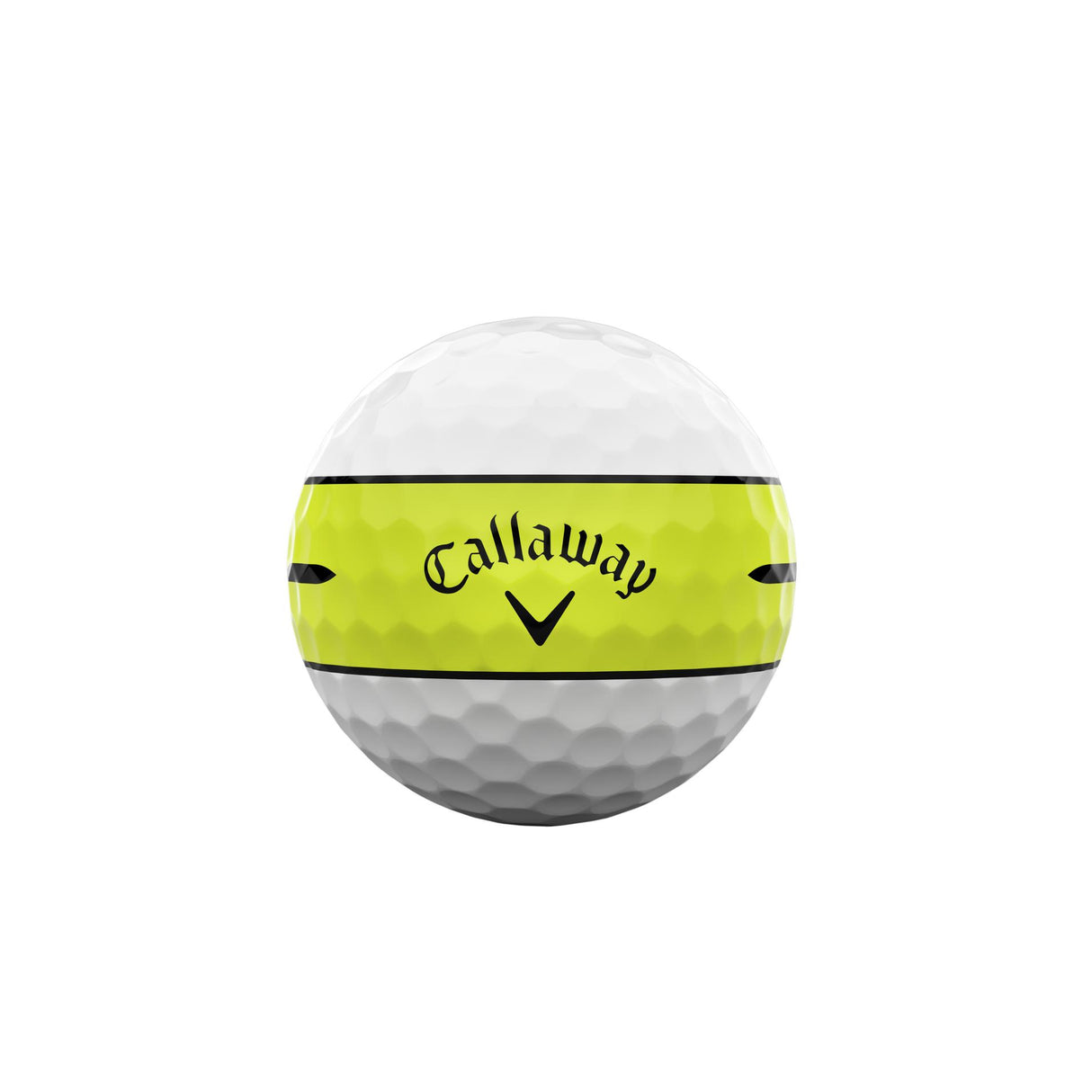 CALLAWAY CHROME SOFT BALL 26 YELLOW STRIPE 360