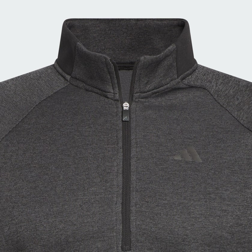 Adidas DWR 1/4 Zip Golf Fleece Sweatshirt Water-Repellent Recycled Ultra Warm