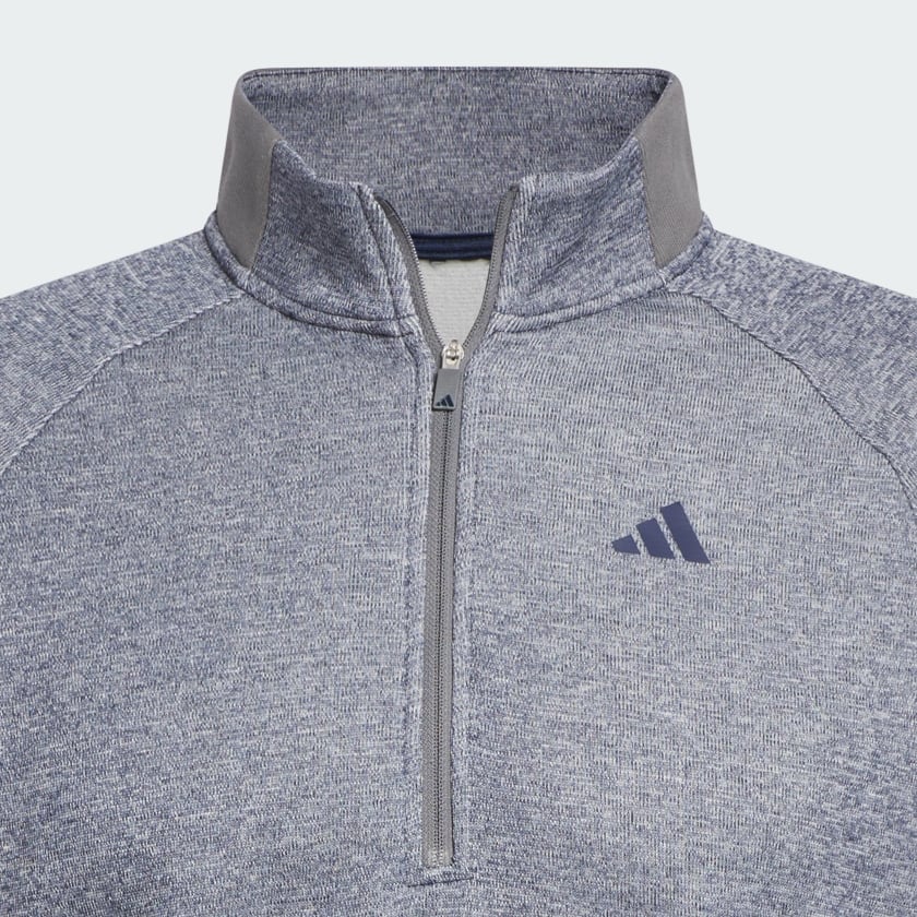 Adidas DWR 1/4 Zip Golf Fleece Sweatshirt Water-Repellent Recycled Ultra Warm