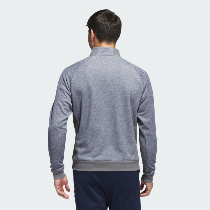 Adidas DWR 1/4 Zip Golf Fleece Sweatshirt Water-Repellent Recycled Ultra Warm