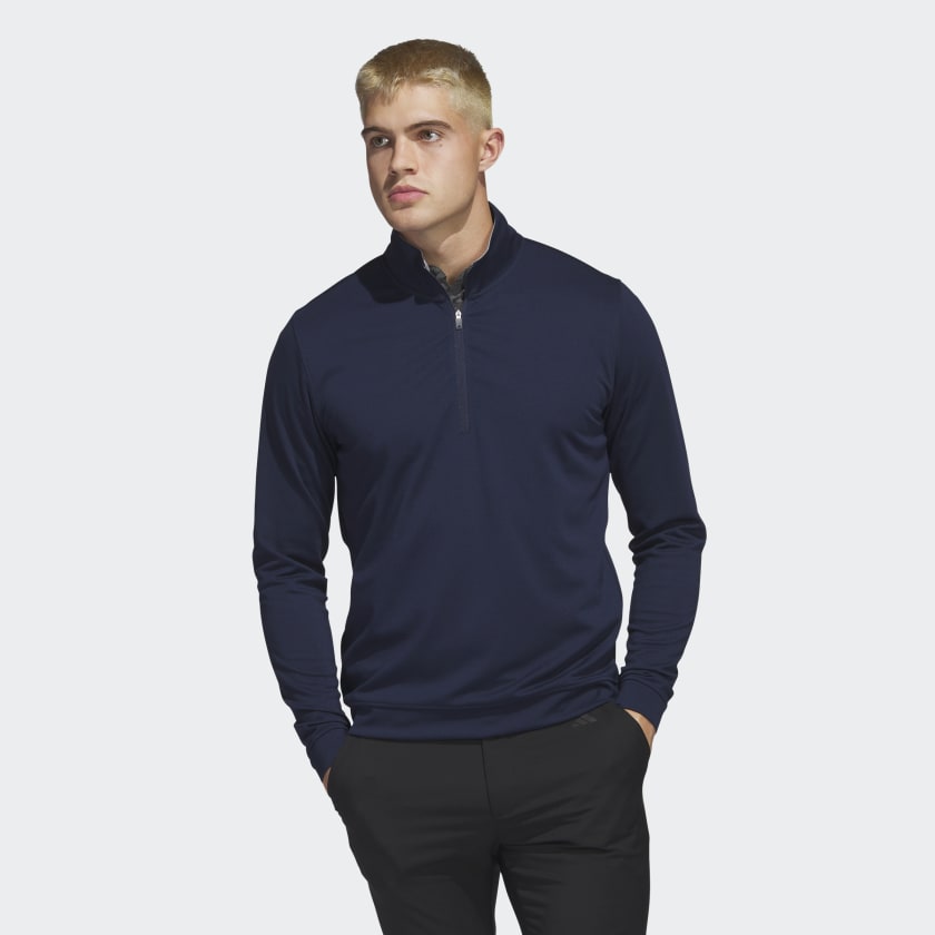 Adidas Elevate Golf Sweatshirt, Stretchable, Made from Recycled Materials