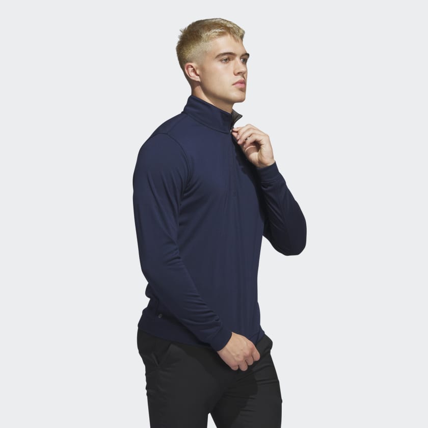 Adidas Elevate Golf Sweatshirt, Stretchable, Made from Recycled Materials