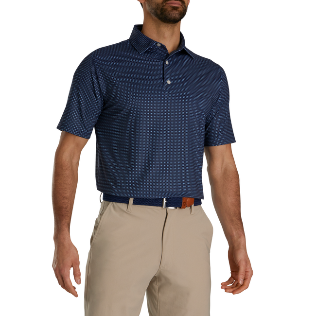 POLO FOOTJOY DOT GEO PRINT LISLE