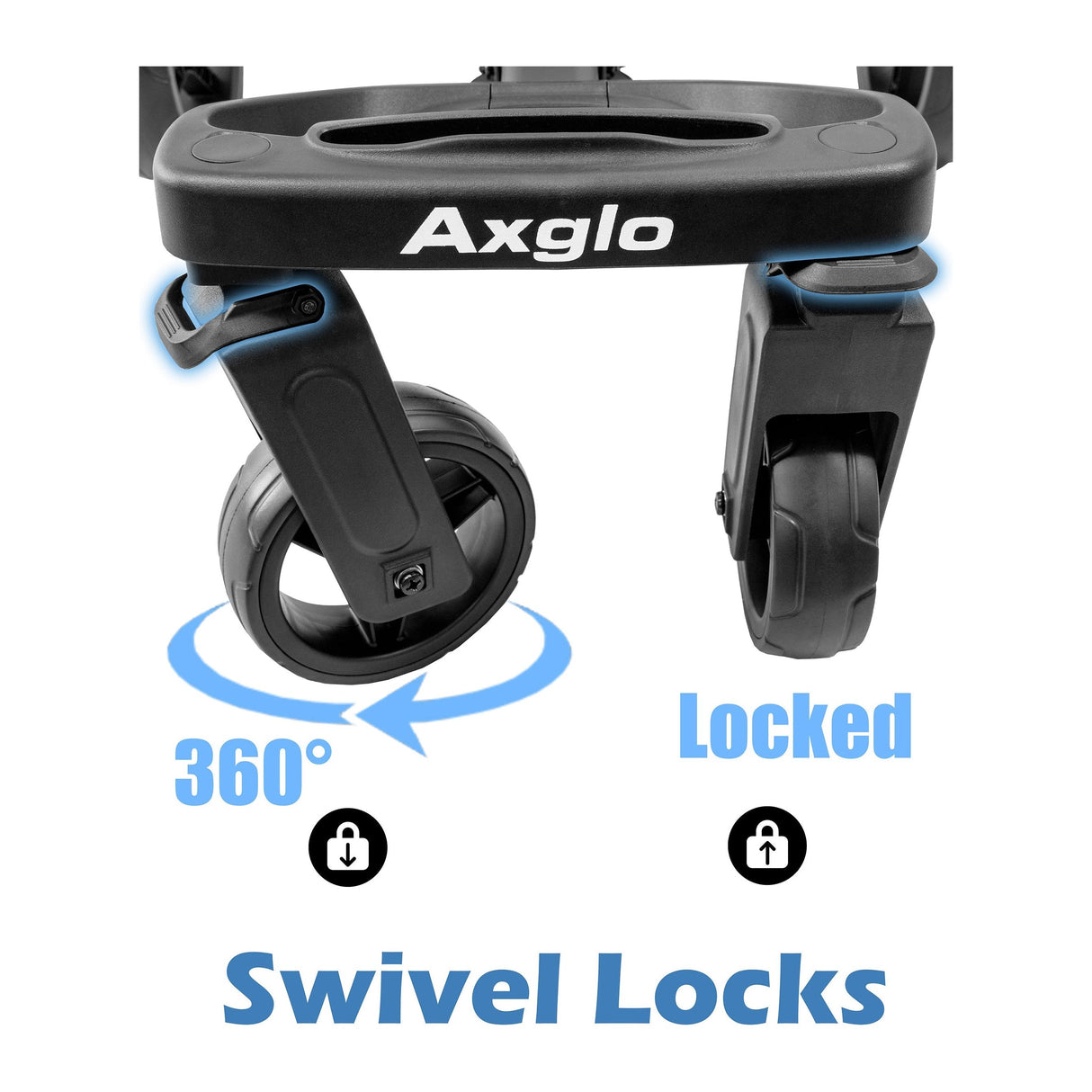 Chariot AXGLO Flip N Go Pro Chariot Foldable Patented in 1 Step