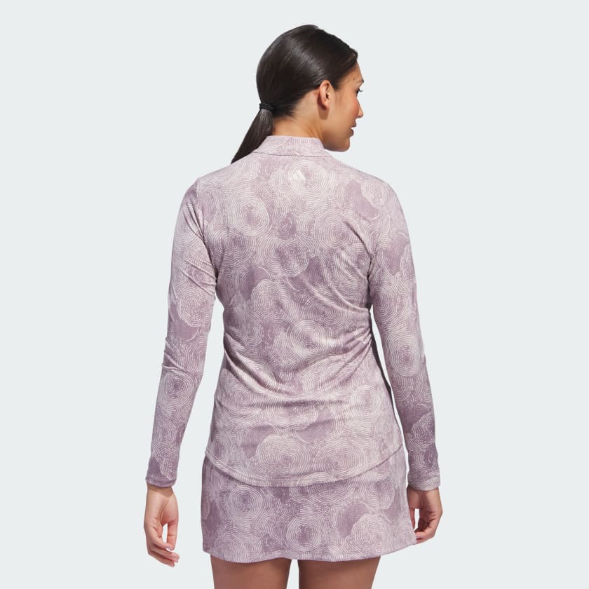 Adidas Ultimate365 Women's High Neck Zip Printed Comfort