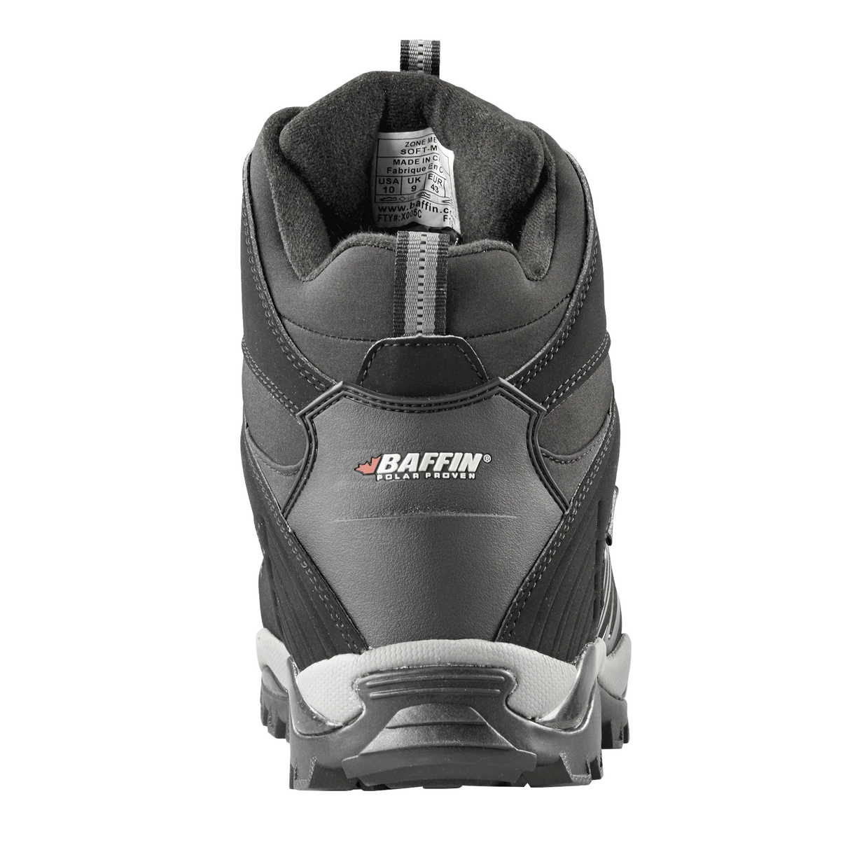Baffin Zone Men's Warm Boot Traction And Stability For Trails