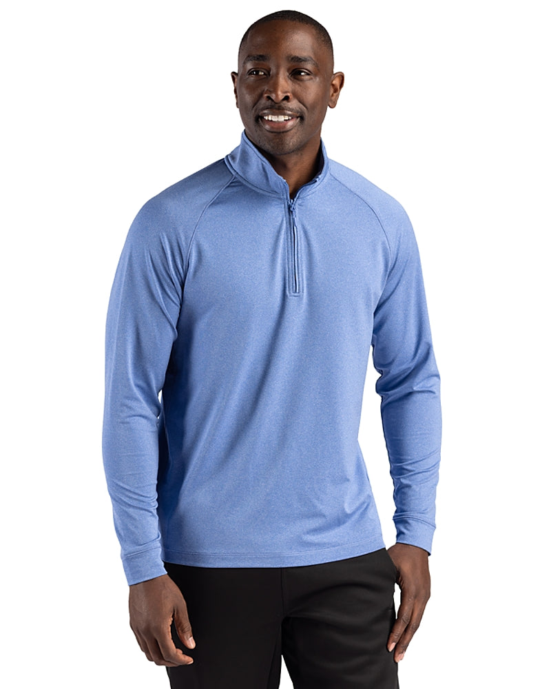 Clique Dash Recycled Mens Quarter Zip Sweatshirt HOMME