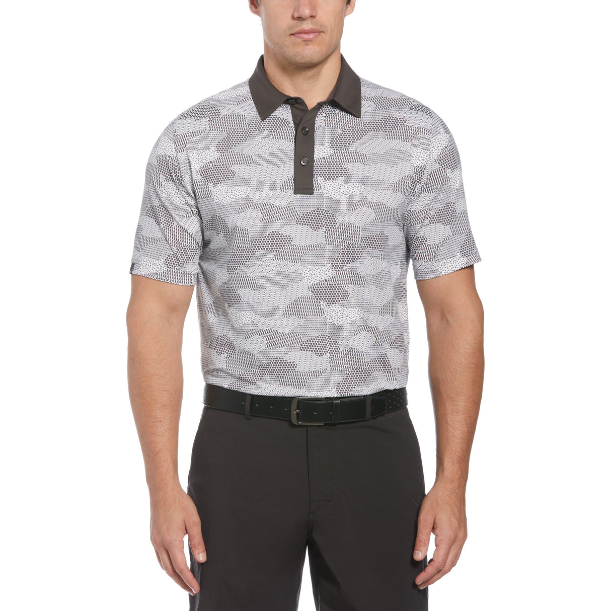 Callaway Polo Cluster Print Swing Tech Optimized Comfort and Movement