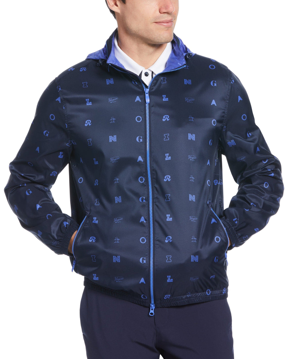 MEN'S PENGUIN FULL ZIP LEGACY WIND JACKET