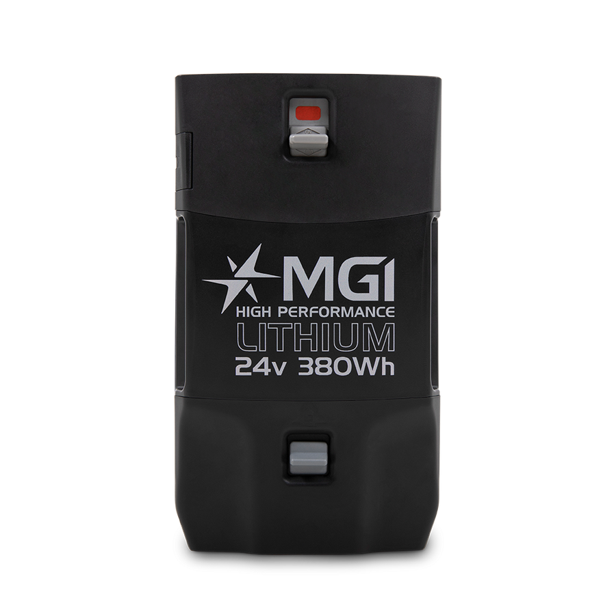 MGI Navigator AI GPS Plus Electric Trolley and Control Joystick