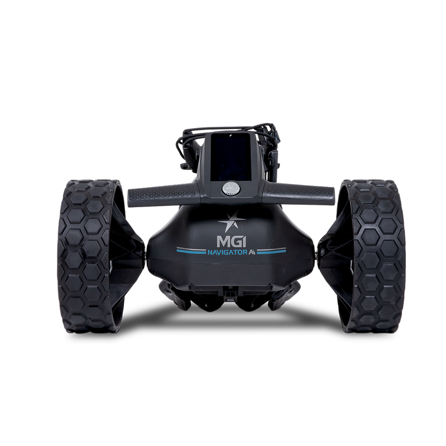 MGI Navigator AI GPS Plus Electric Trolley and Control Joystick