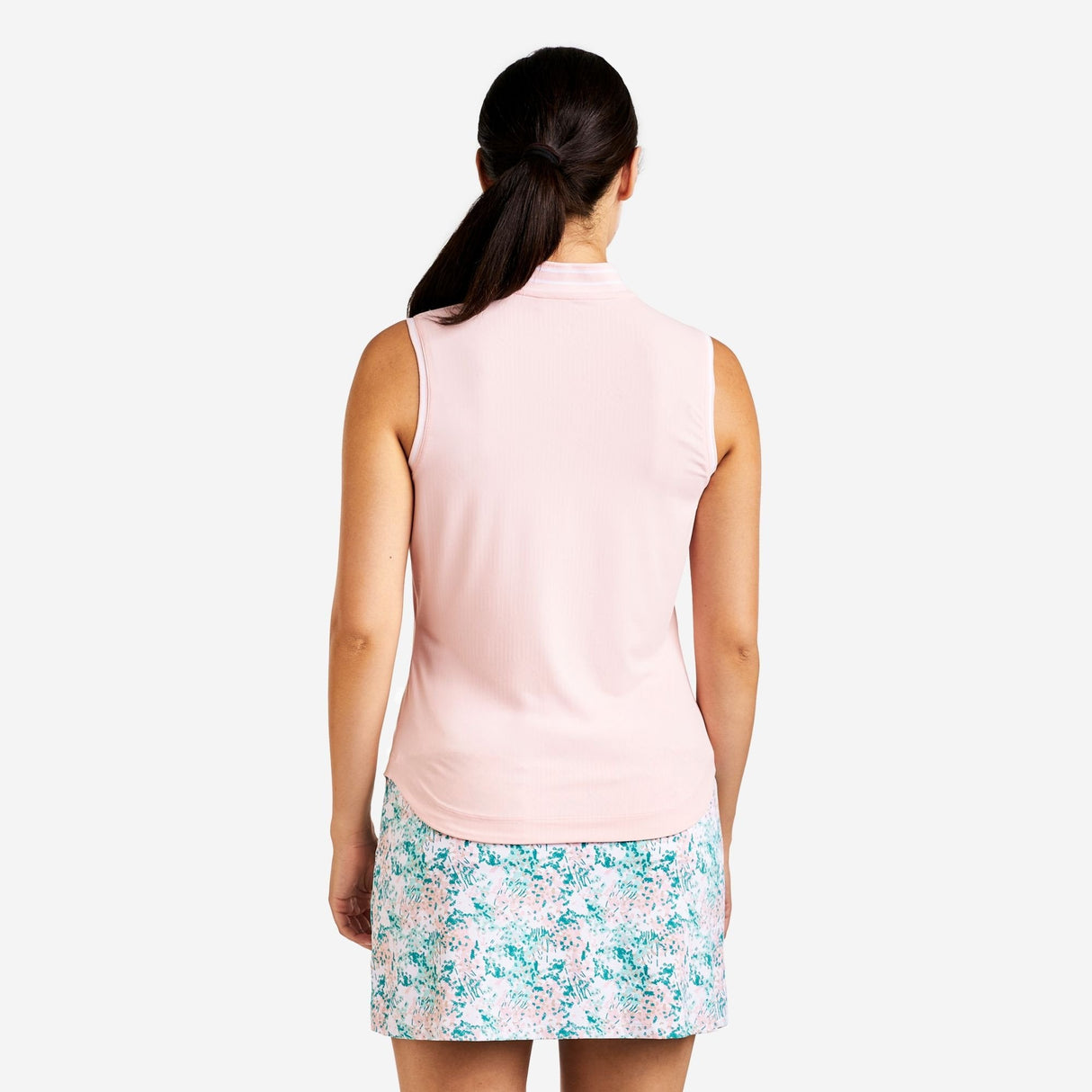 FERGIE MOCK SLEEVELESS POLO SHIRT FOR WOMEN