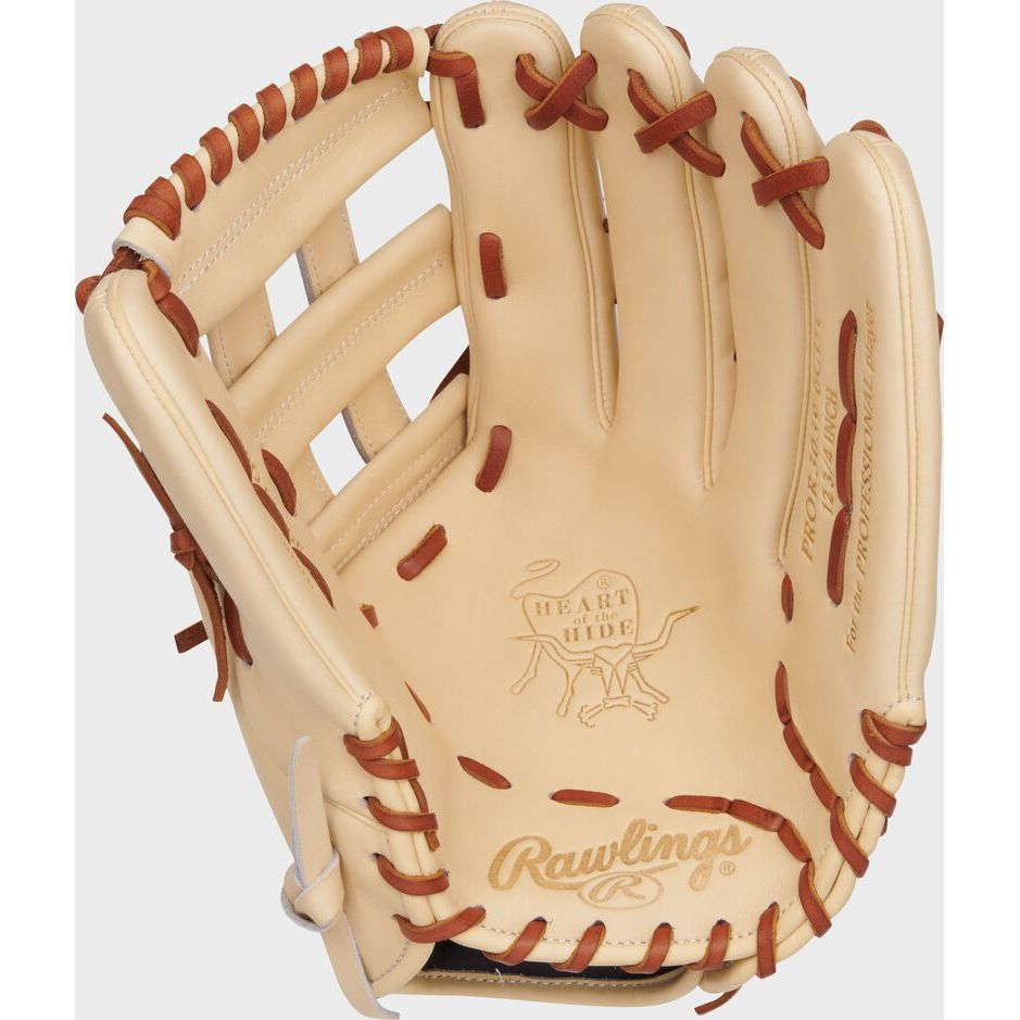 GANT RAWLINGS HEART OF THE HIDE 12.75'' OUTFIELD TAN/RED