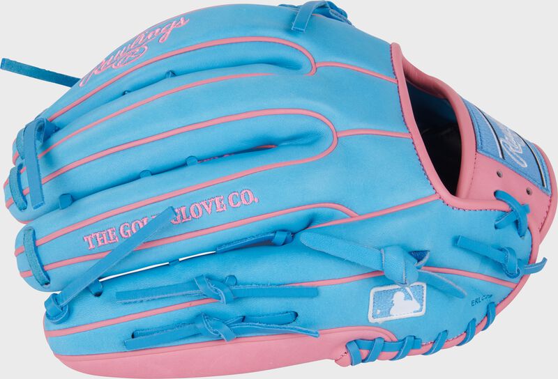 GANT RAWLINGS HEART OF THE HIDE 12.75'' OUTFIELD BLUE/PINK