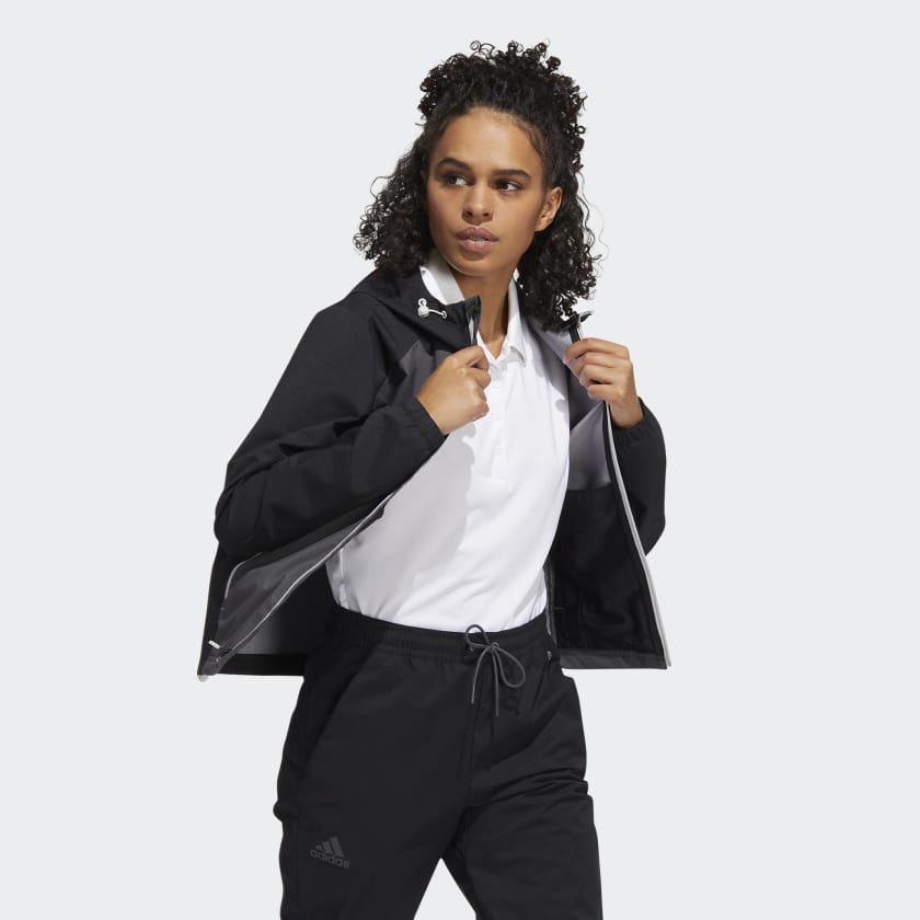 Adidas Manteau Provisional Jkt Femme Imperméable et Durable Recyclé