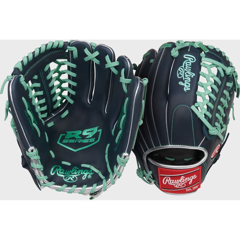 GANT BASEBALL RAWLINGS R9 SERIES 11.75'' INFIELD BLACK/MINT