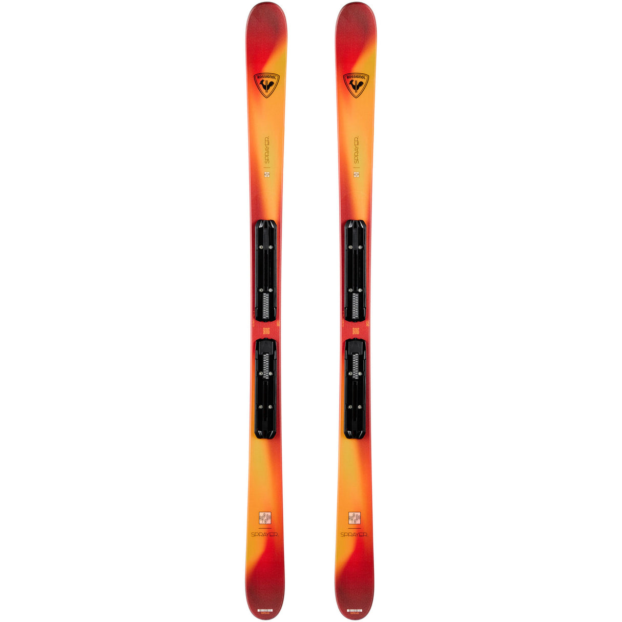 SKI ROSSIGNOL TWIN TIPS SPRAYER PRO AND XP10 BINDING