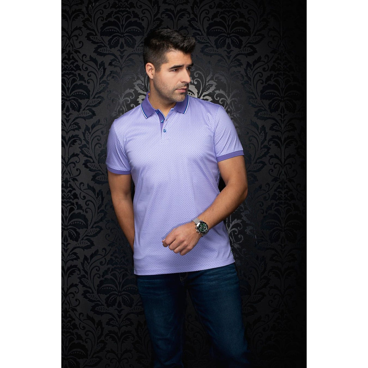 BLACK POLO SHIRT SEACLIFF PDO