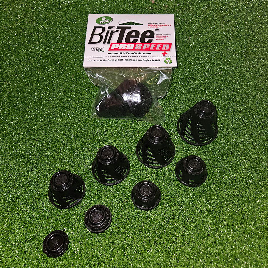 BirTee Pro Speed Pack 8 Tees Golf Various Sizes For Training