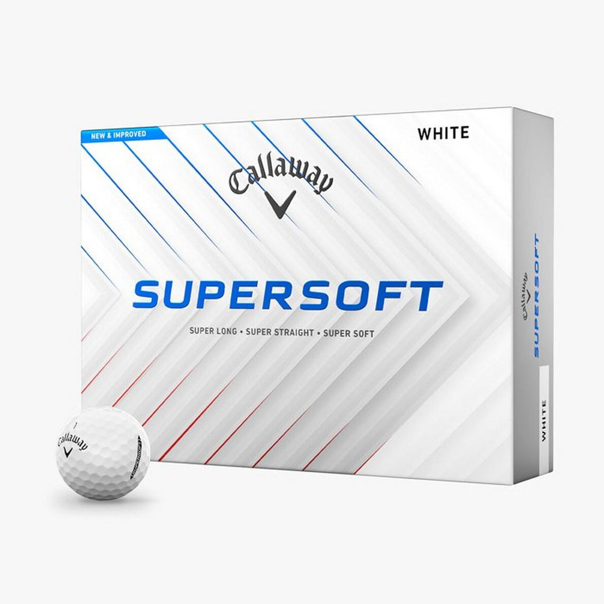 Callaway Supersoft 25 Balle de Golf Core Softfast Hyperélastique