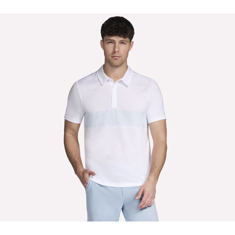 Skechers PGA Printed Fade Men's Polo Shirt with Moisture-Absorbing Technology
