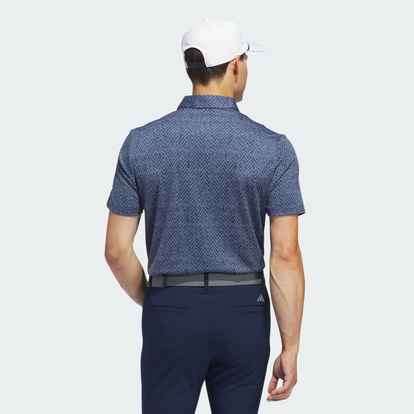 Adidas Fairway JQ Textured Jacquard Polo Shirt