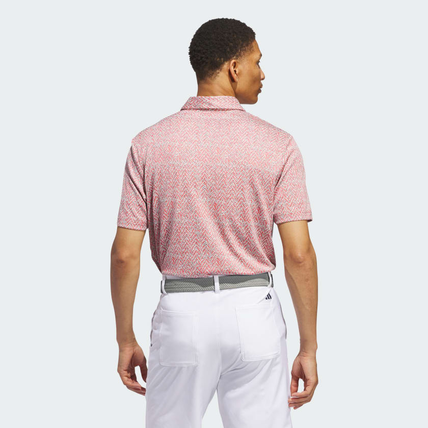 Adidas Fairway JQ Textured Jacquard Polo Shirt