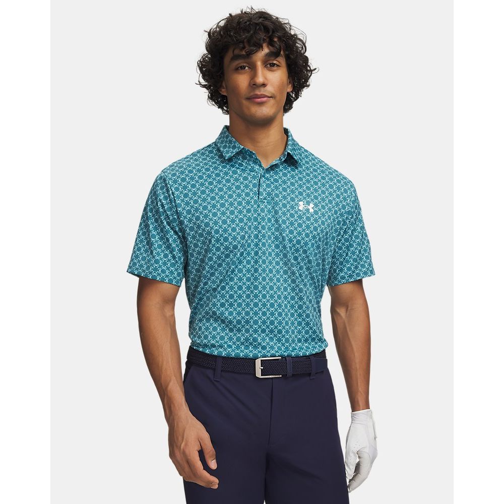 UNDER ARMOUR MEN'S MATCHPLAY PRINTED POLO