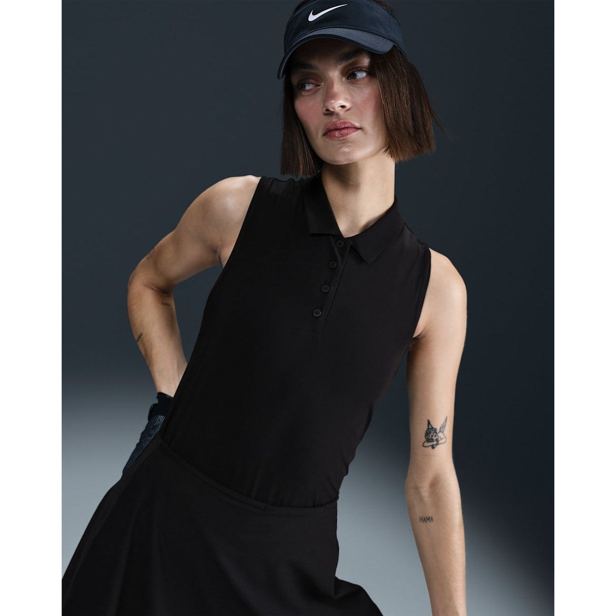 NIKE DRI-FIT VICTORY SLEEVELESS WOMEN'S POLO SHIRT