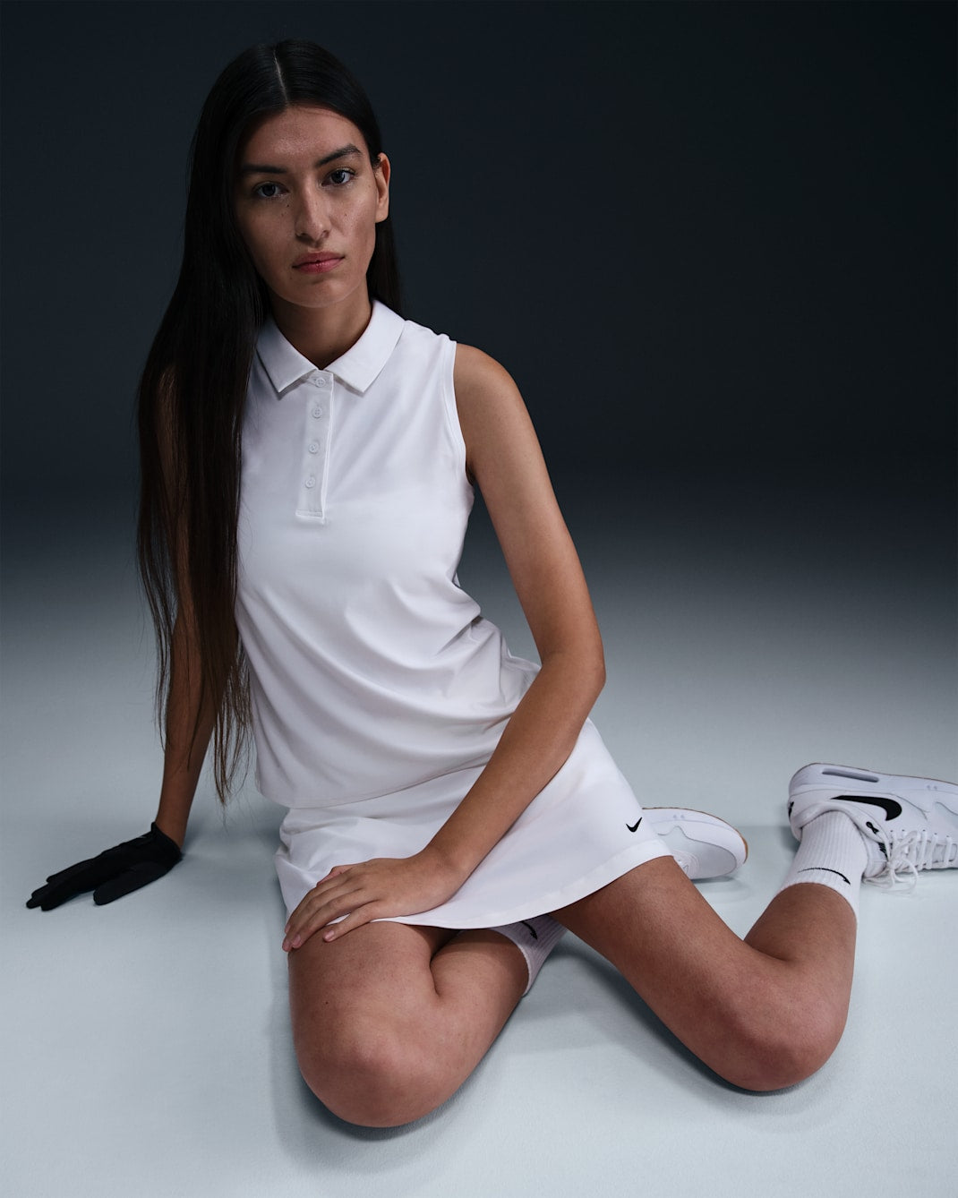 NIKE DRI-FIT VICTORY SLEEVELESS WOMEN'S POLO SHIRT
