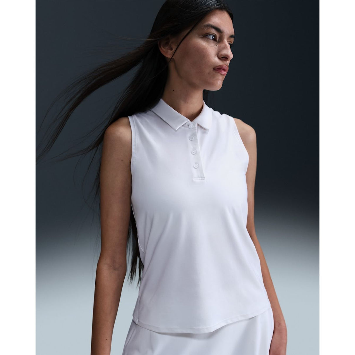 NIKE DRI-FIT VICTORY SLEEVELESS WOMEN'S POLO SHIRT