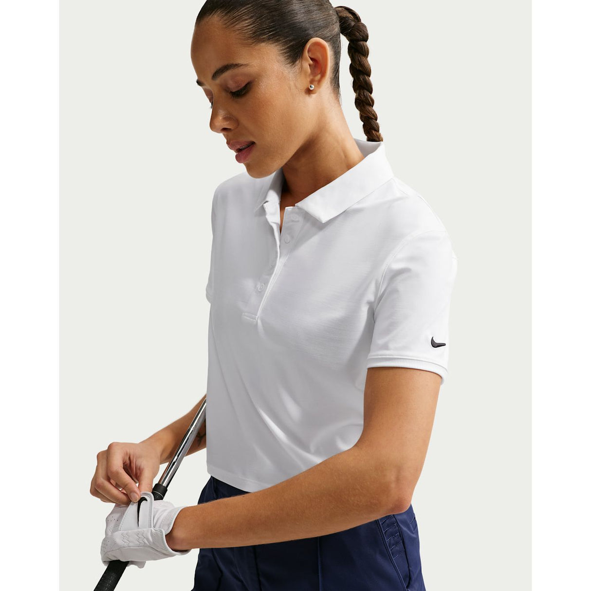 POLO NIKE DRI-FIT VICTORY Women's Dri-FIT Short-Sleeve Cropped Golf Polo