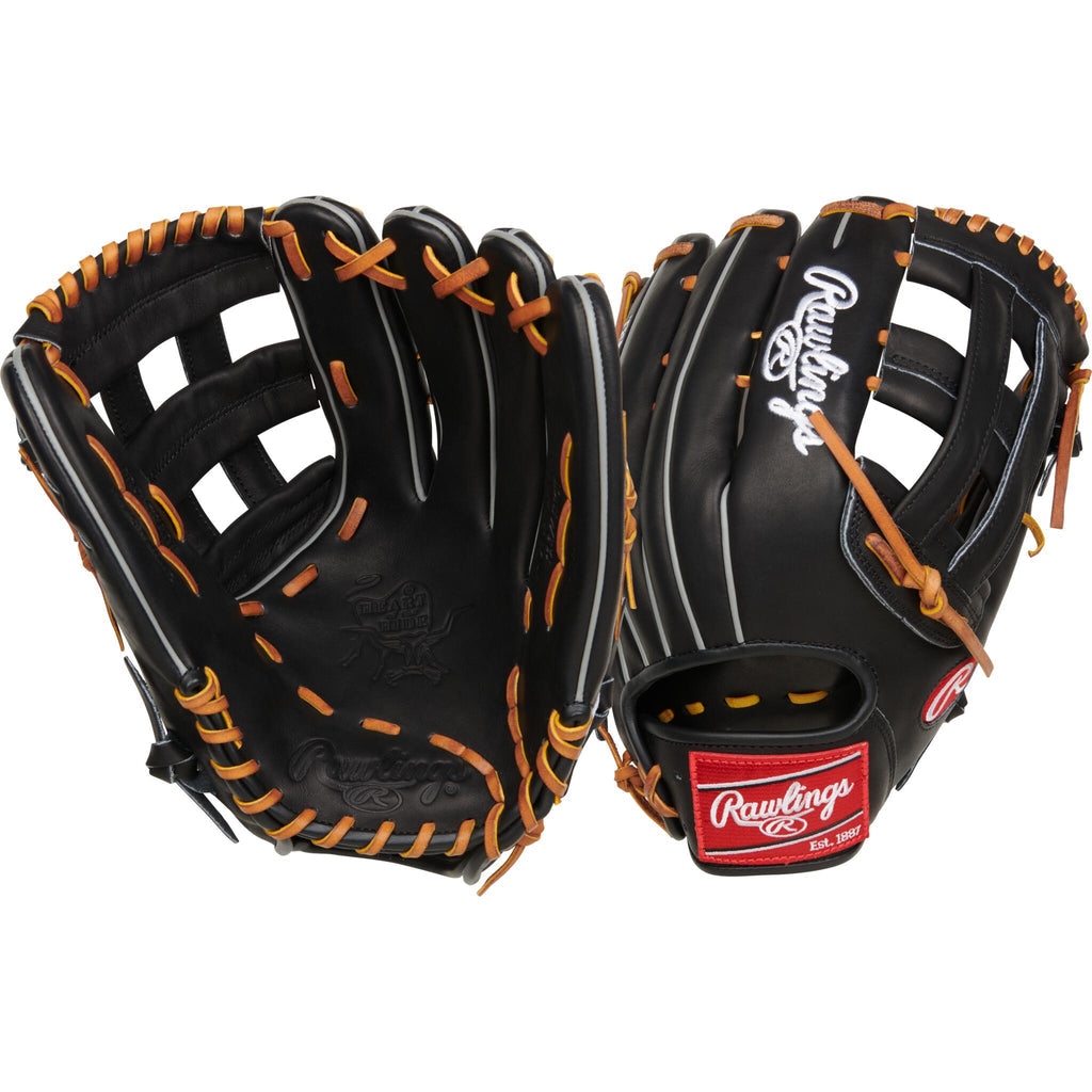 HEART OF THE HIDE 12.75'' OUTFIELD BLACK BASEBALL GLOVE