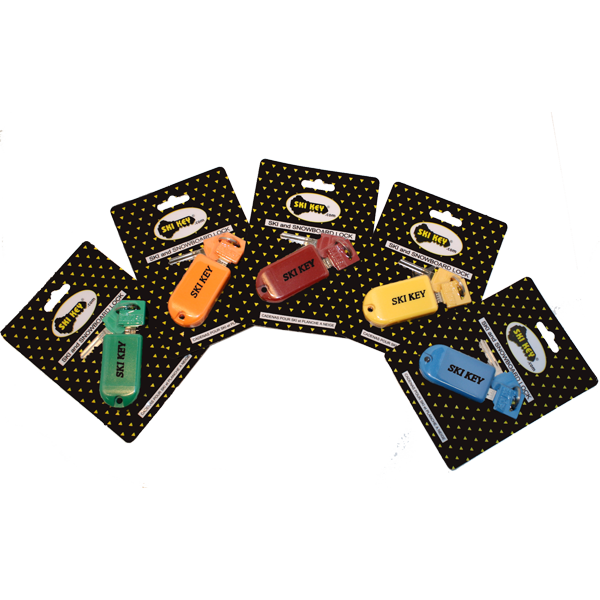 Ski Key Systems Lock for Skis and Boards Quick Locking