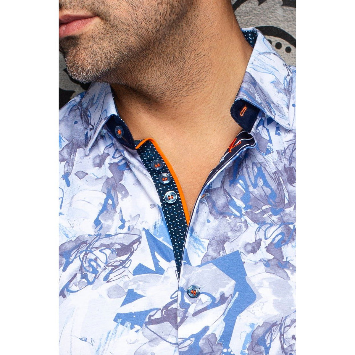 OSLIN BLACK SHORT SLEEVE SHIRT