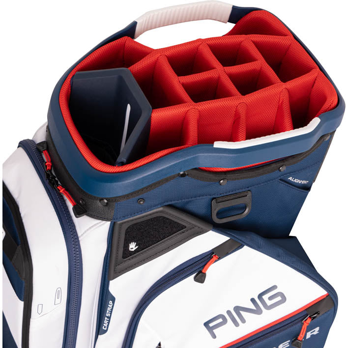 PING Pioneer 244 Sac Golf 35L 16 Poches Accès Rapide