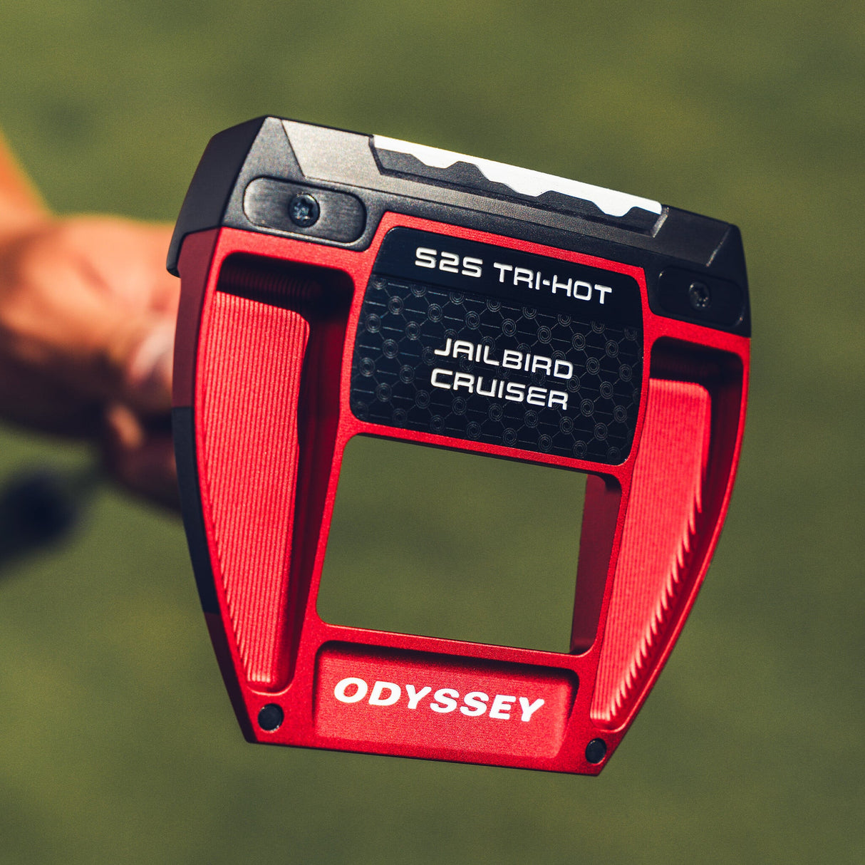 PUTTER ODYSSEY SQUARE 2 SQUARE TRI-HOT JAILBIRD CRUISER