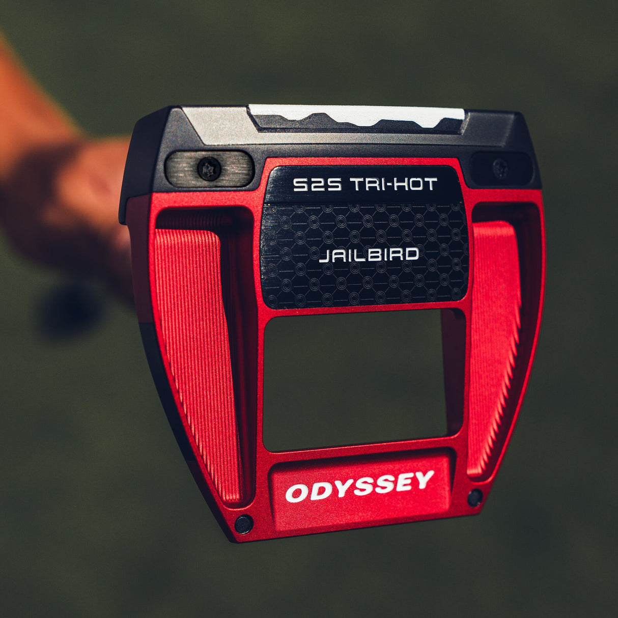 PUTTER ODYSSEY SQUARE 2 SQUARE TRI-HOT JAIBIRD