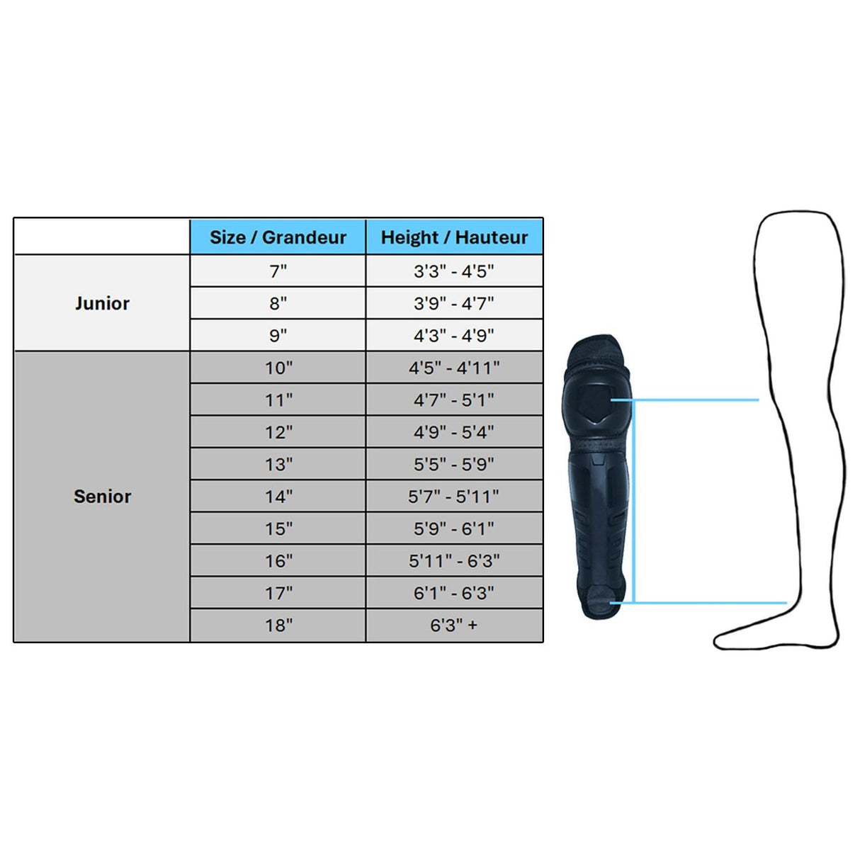 Dekadence DK1 Senior Ultra-Light Leg Warmers For Elite Hockey